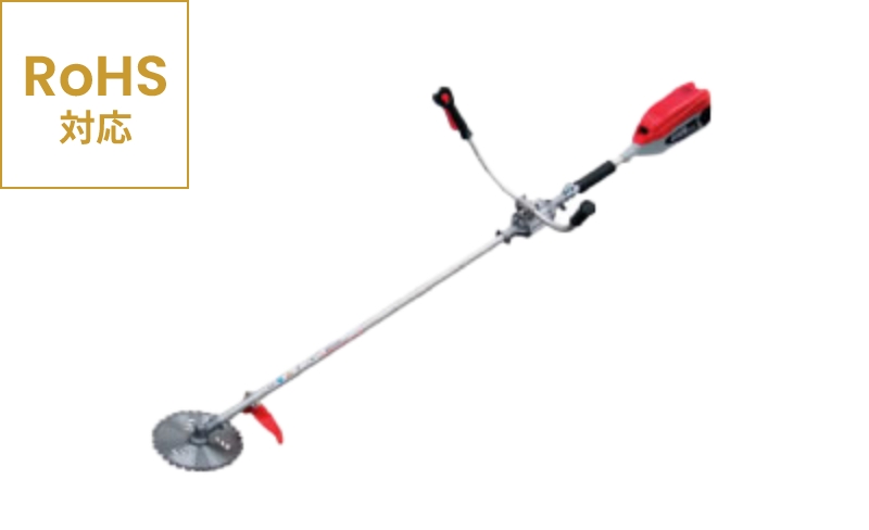 電気式モータを採用した刈払機