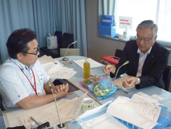 ラジオ関西で伊東電機・グリーンクロックスが放送されました。