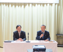 大阪府立大学との『包括的連携協定調印 披露』プレス発表会を執り行いました。